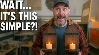 Turn Scrap Wood Into Stunning Wall Décor! | DIY Candle Sconces