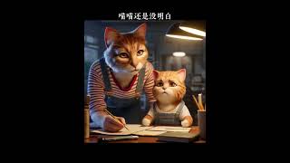 ||橘妈辅导喵喵功课，真被气到心脏病 #amazing #cat #beauty #cute #story #funny #freefire #cutecat #pets #stoy