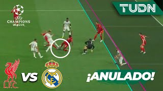 ¿OFFSIDE? Anulan gol de Benzema | Liverpool 0-0 Real Madrid | UEFA Champions League 2022 FINAL |TUDN