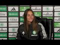 full celtic fc women media conference elena sadiku 18 01 24