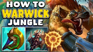Learn how to play Warwick Jungle in Season 13 & CARRY + Best Build/Runes | Warwick Jungle Guide