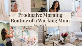 Working Mom Morning Routine 2022 // New mama with an infant
