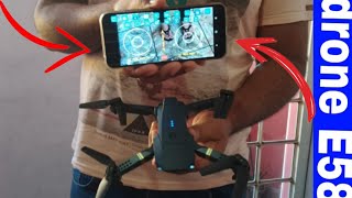 COMO PILOTAR VOAR CALIBRAR E CONECTAR O ( DRONE E58) SOMENTE PELO SEU CELULAR.