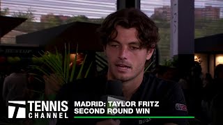 Taylor Fritz Feeling More Comfortable on Clay | 2024 Madrid 2nd Round