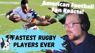 American Reacts to the FASTEST Rugby Players of ALL TIME! "At least we have the fastest guy"