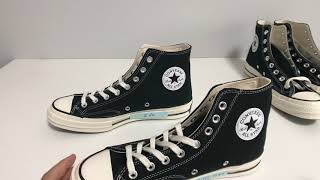 【真假对比】莆田版匡威converse 1970s对比正品 真的一摸一样？