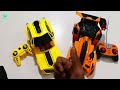 rc super shooting canon car vs maisto convertible robotic car unboxing chatpat toy tv