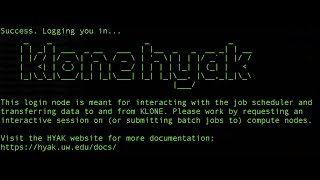 HYAK Basics: Linux Command Line Interface