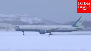 President Biden Departs JBA En Route To New Orleans, Louisiana To Visit After The Terror Attack