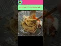 The Ultimate Halal Spaghetti Carbonara Guide #shorts#cooking