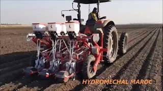 HYDRO Mechal Maroc semoir pneumatique Agricola SNT-3-320 pour carottes .oignons ..