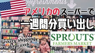 【Sproutsでお買い物】アメリカのナチュラルスーパーで約1週間分の買い出し | grocery shopping | 一緒に海外お買い物気分♪ | アメリカ生活 | 国際結婚 | サラセージ16