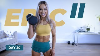 1 Hour Full Body TEMPO TRAINING / Isometric Workout | EPIC II - Day 30