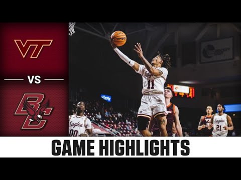 Virginia Tech Vs. Boston College Men's Basketball Highlights (2022-23 ...