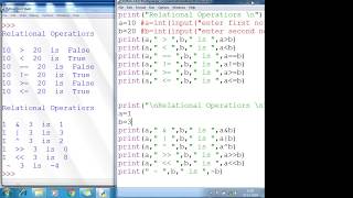 19 Relational Operators in Python | Python Tutorial for beginners to advance