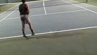 LA:  Tennis Practice Highlights:  7/31/10