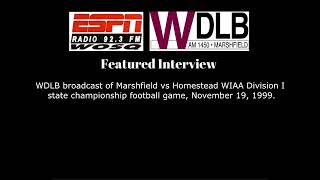 Marshfield vs Homestead football  November 19, 1999