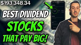 Generate Passive Income DIVIDEND Investing! Stocks to Buy now! Robinhood Investing 2020