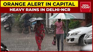Delhi-NCR Rain Updates: Incessant Rains Causes Waterlogging, Traffic Snarls In National Capital