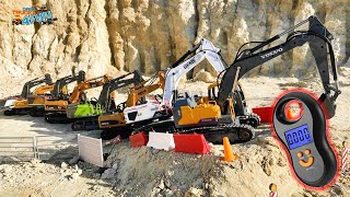 Most Powerful Excavator | Huina, Double E, Amewi, Wltoys, | Construction Site | @CarsTrucks4Fun