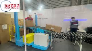 Easily loading and unloading 25kg boxes directly from truck, trailer to warehouse