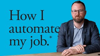 How I automate my job.* Well, some of it anyway, using AppleScript.