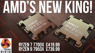 Ryzen 9 7950X & Ryzen 7 7700X - the New KING
