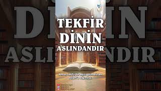 Tekfir Dinin Aslından mıdır? | Ebu Nuh Hoca #shorts