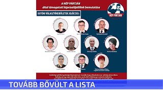 Tovább bővült a lista