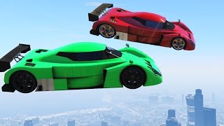 TRY TO SURVIVE THIS JUMP! (GTA 5 Funny Moments)