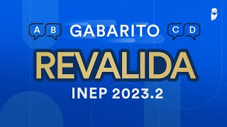 Gabarito Revalida INEP 2023.2 - Correção de Prova Ao Vivo