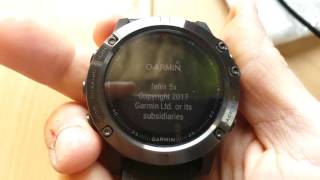 Garmin fenix force power off and soft reset