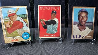 Building a vintage baseball card collection on a budget.