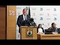Minister John Steenhuisen brief the country on the current status of Foot and mouth disease (FMD)