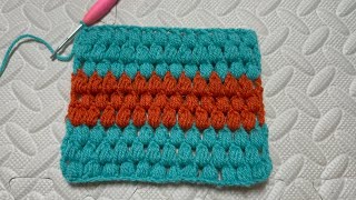 কুশিকাটার পাফ স্টিচ করা শিখে নিন খুবই সহজে // Crochet puff stitch #crochet #rubycrochet