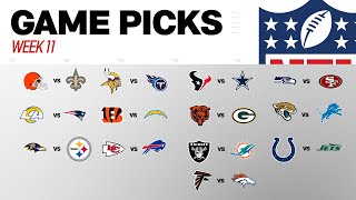 Week 11 Game Picks