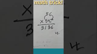 FASTEST Way to Multiply Numbers in Your Head!#youtubeshorts #mathematics