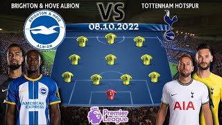 Brighton vs Tottenham lineups and player stats | Premier league, matchday