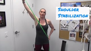 Drawing The Sword - Theraband Shoulder Stabilization - Ask Dr. Abelson