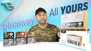 Giveaway Time- 2 x giveaway, Noizzy box Retro XXL \u0026 Noizzy Box Retro XS Vintage Portable Speaker.