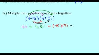 Complex Conjugates multiplying together