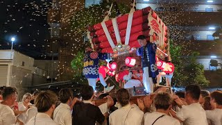 【八坂神社】令和6年　西山本ふとん太鼓　宮入