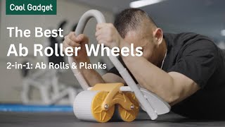 Cool Gadget Auto Rebound Ab Roller Wheel for Abdominal & Core Strength Training | Beginners Friendly
