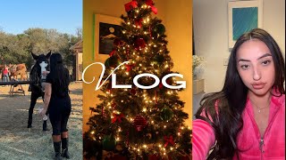 Day in my life | Horseback Riding, Christmas tree decorations, Making tamales + more 🎄🎅🏽🐎