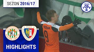 Zagłębie Lubin - Piast Gliwice 2:1 | SKRÓT | Ekstraklasa 2016/17 | 20. Kolejka