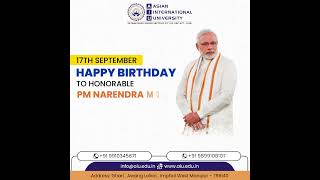 WISH YOU A HAPPY BIRTHDAY NARENDRA MODI JI