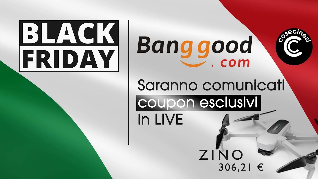 HUBSAN ZINO A 295,77 EUR - Banggood BLACK FRIDAY LIVE - YouTube