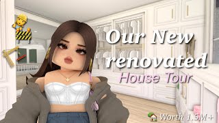 Our New Renovated 100% Completed House Tour!|Bloxburg Roblox Family Roleplay|w/v
