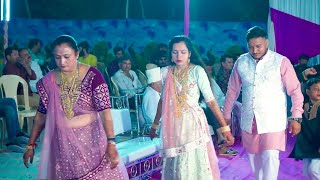 કાનુડો કાળો કાળો | MAHER WEDDING DANDIYA RAAS || Harsukhgiri Goswami | Keshwala Family | #RahulMayur