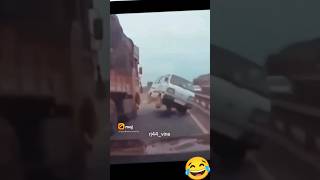 Tera Baap Aaya || Car Accident Funny Video || #short #shorts #Attitude #Heavierfunny accidentfunnyru